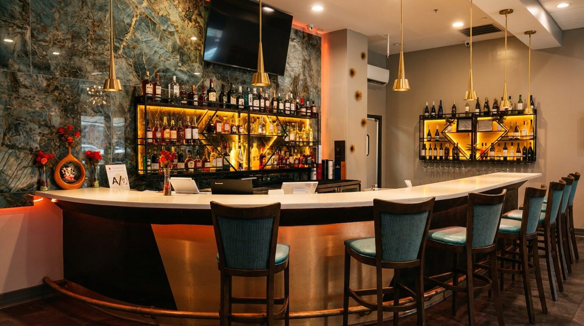 The bar on Broadway