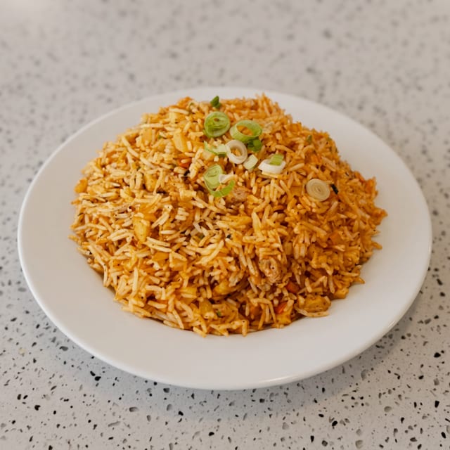 Schezwan Fried Rice Egg.