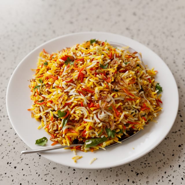 Vegetable Biryani.